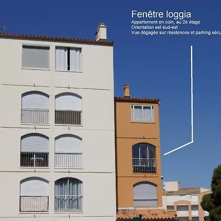 Apartman Lara 1 - Grand T2 Loggia Sans Vis-a-vis Parking - Pres Centre-port, Ile Des Loisirs, Richelieu Agde
